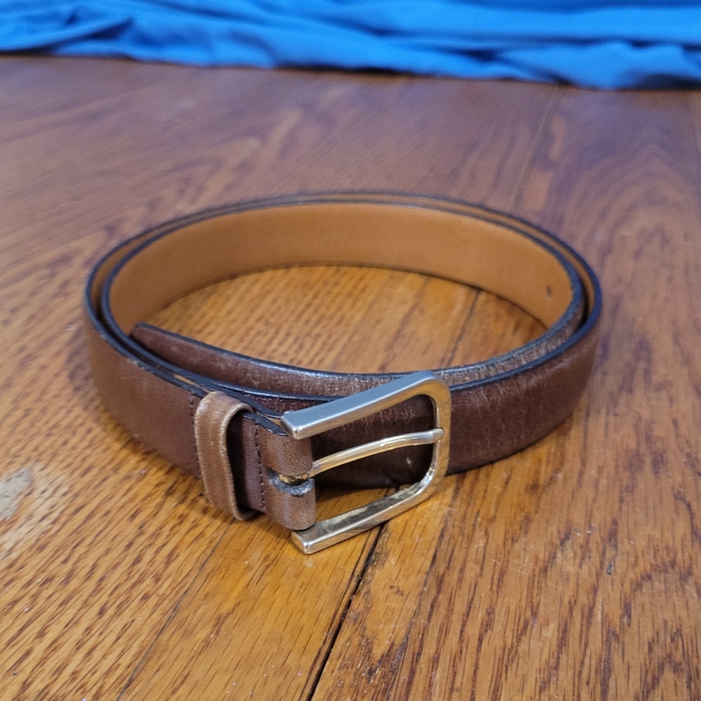 Vintage Neil Martin Aniline Cowhide Leather Belt (1308-22) Men's Sz 32 / 80